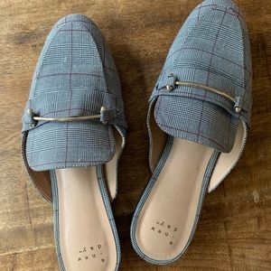 Chic Plaid Mules